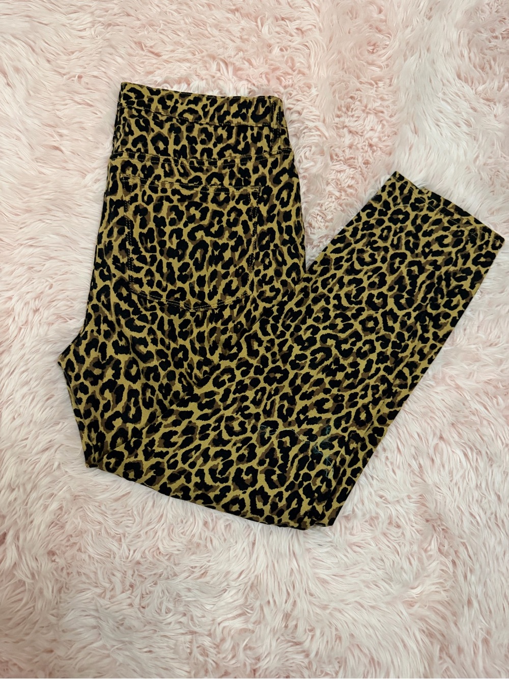 Leopard Print J. Crew Factory Pant